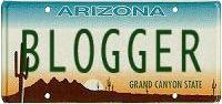 BLOGGER license plate