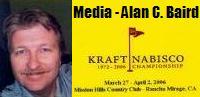 Kraft Nabisco (Dinah Shore) Golf Championship media credential, for Palm Springs Lifes blogger.