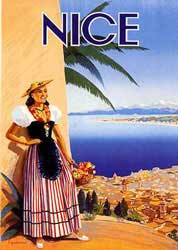 Affiches Voyage, Baie des Anges